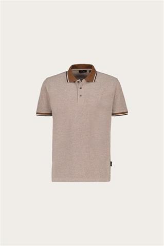 Brązowe polo męskie 74136 - 578261