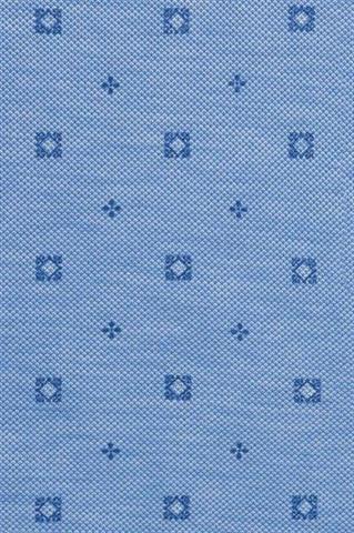 Niebieska koszula we wzory 93054 - 59761