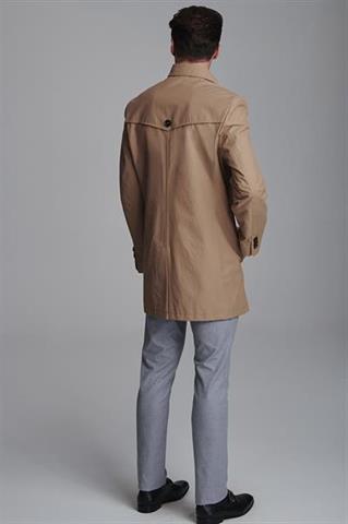 Beżowy płaszcz męski Obama Aberdeen 27151 - 61741