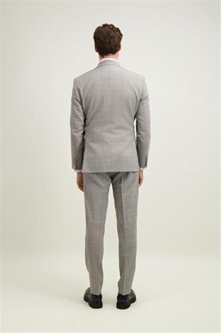 Szary garnitur męski Wełna Virgin Wool 35499 - 620891