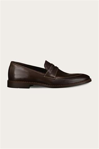 Brązowe buty męskie ze skóry naturalnej 58915 - 623051