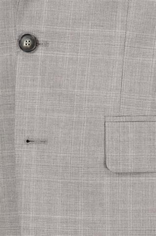 Szary garnitur męski Wełna Virgin Wool 35499 - 629181