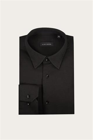 Czarna elegancka koszula męska z bawełny 99404 - 630321