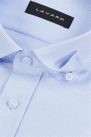 Błękitna bawełniana koszula męska 93645 - 630631