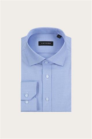 Niebieska bawełniana koszula męska 93646 - 630661