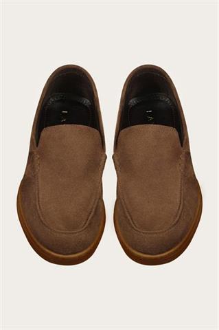 Brązowe buty męskie ze skóry naturalnej 58917 - 630811