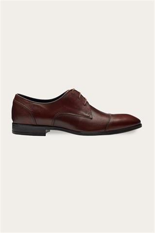 Brązowe męskie buty skórzane 58901 - 631991