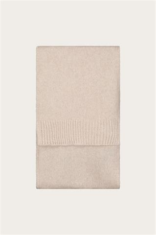 Szal damski z wełną merino w kolorze écru 87471 - 633521