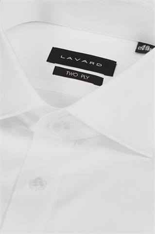 Biała bawełniana koszula męska 93393 - 634201