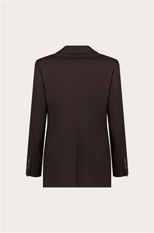 Brązowa dwurzędowa marynarka damska 87456 - 635981