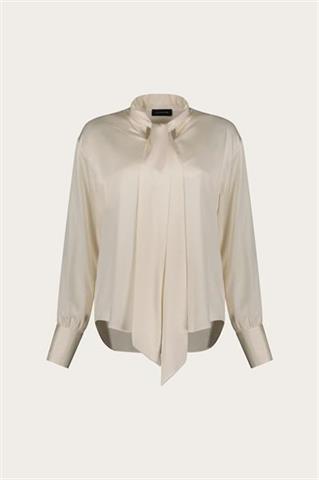 Elegancka bluzka damska w kolorze ecru 87465 - 636141