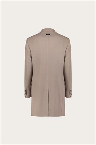 Beżowo-szary płaszcz męski z wełną i kaszmirem 20072 - 637391