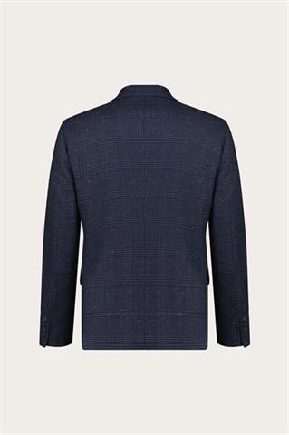 Granatowa wełniana marynarka męska 45462 - 638201