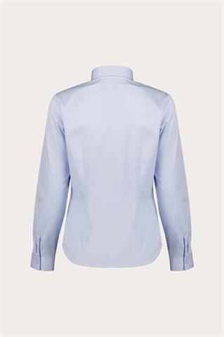 Niebieska bawełniana koszula damska 87382 - 638551