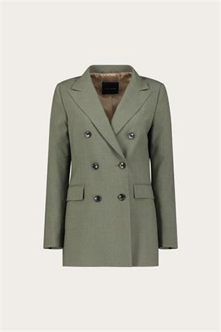 Zielona marynarka damska z wełną 87458 - 638861