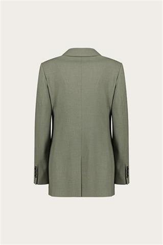 Zielona marynarka damska z wełną 87458 - 638871