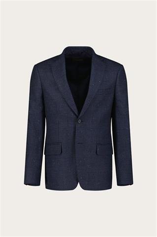 Granatowa wełniana marynarka męska 45462 - 640161