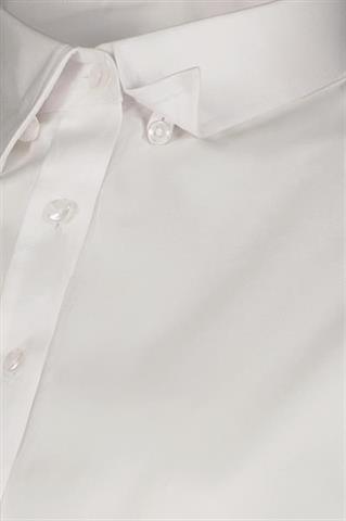 Biała bawełniana koszula damska 87381 - 640191