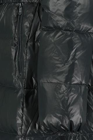 Zielony pikowany płaszcz damski 87451 - 640321