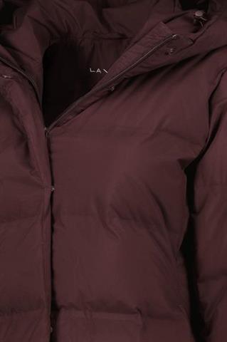 Bordowy płaszcz damski 87452 - 640341