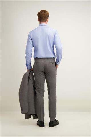 Niebieska bawełniana koszula męska 93646 - 642181