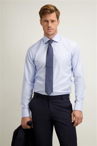 Błękitna bawełniana koszula męska 93645 - 642861