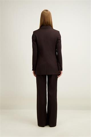 Brązowe spodnie damskie 87457 - 643371