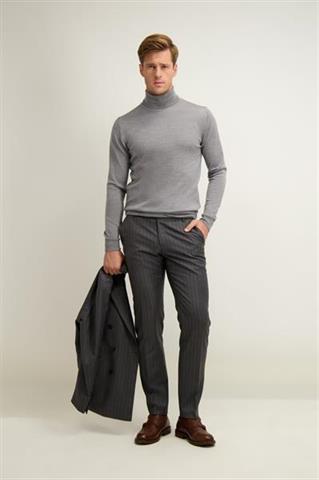 Golf z wełny merino 74227 - 644011