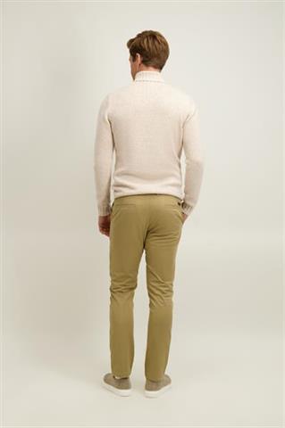 Beżowe spodnie męskie z bawełną 65045 - 648331