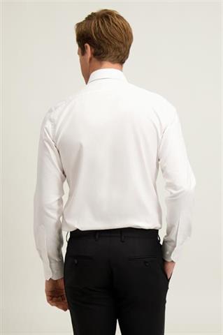 Biała bawełniana koszula męska 93625 - 648701