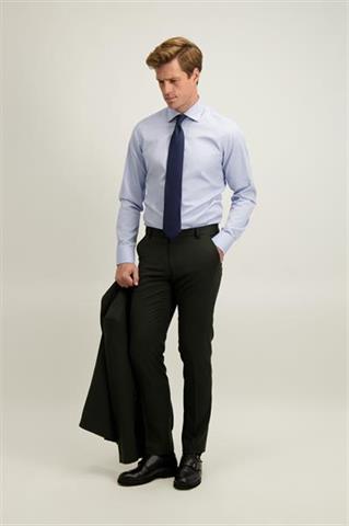 Niebieska bawełniana koszula męska 93627 - 648731