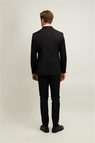 Czarna wełniana marynarka męska 40452 - 648791