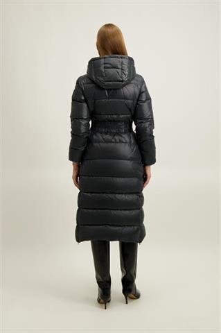 Zielony pikowany płaszcz damski 87451 - 648921