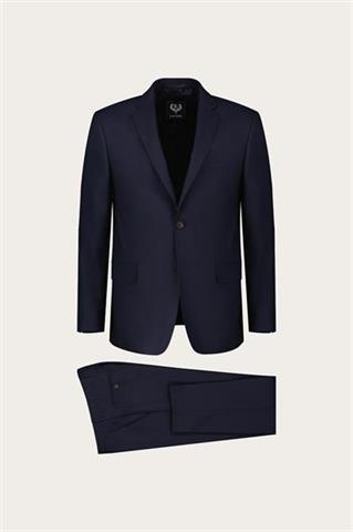 Granatowa wełniana marynarka męska 44865 - 649361