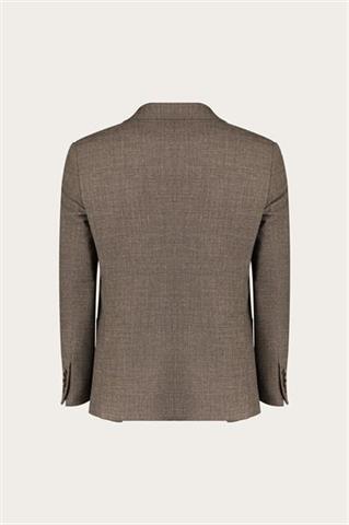 Brązowa marynarka męska z wełną 46455 - 649421