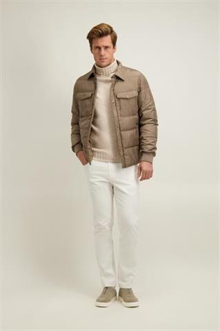 Beżowa kurtka męska 13124 - 649921