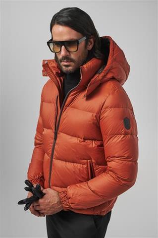 Puchowa ceglana kurtka męska 20077 - 650401