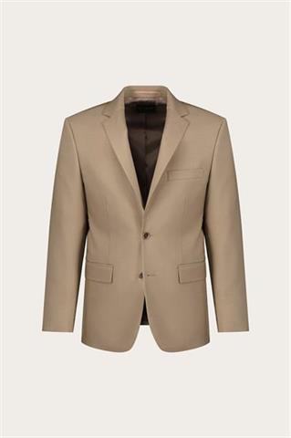 Beżowa marynarka męska z wełną 46437 - 650541