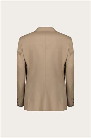 Beżowa marynarka męska z wełną 46437 - 650551