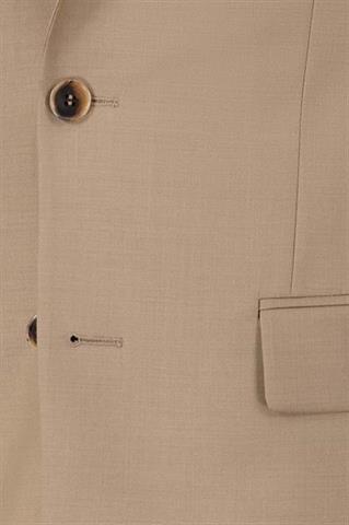 Beżowa marynarka męska z wełną 46437 - 650561