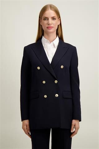 Granatowa marynarka damska 87403 - 651221