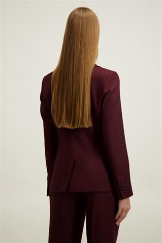 Bordowa marynarka damska 87454 - 651371