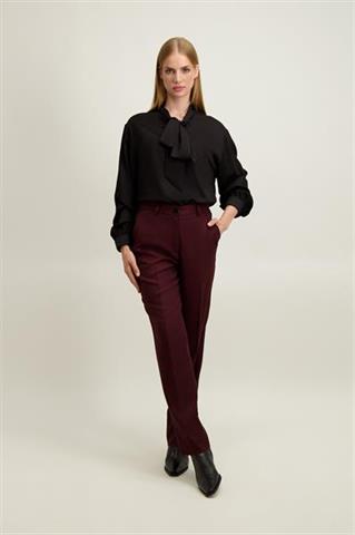 Bordowe spodnie damskie 87455 - 651401