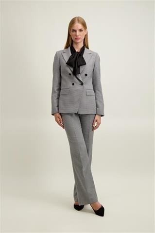 Czarno-biała marynarka damska 87495 - 651521