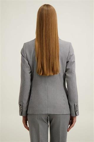 Czarno-biała marynarka damska 87495 - 651531