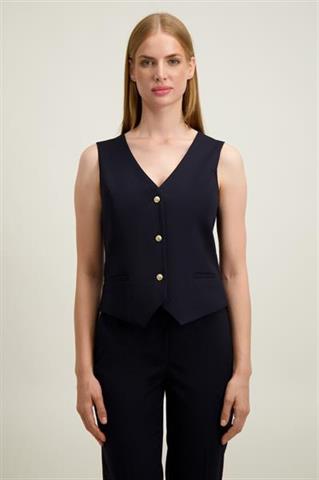 Granatowa kamizelka damska 87504 - 651671