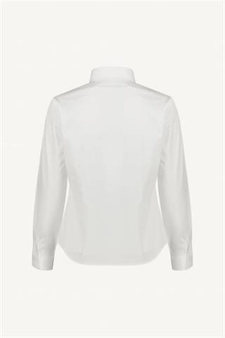 Biała bawełniana koszula damska 87381 - 652701