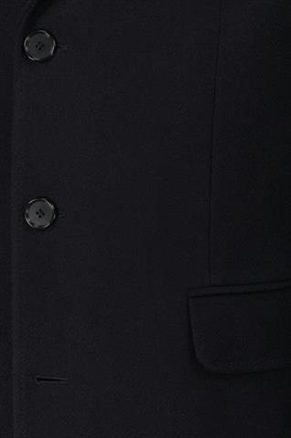 Granatowy płaszcz męski z wełną 20064 - 652841