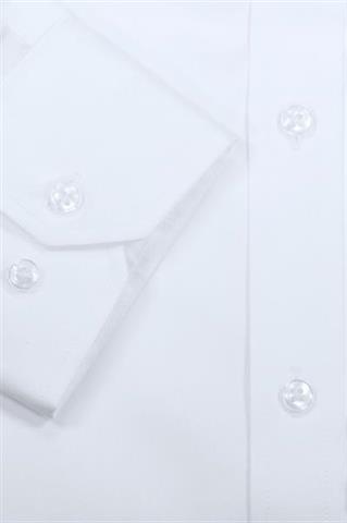 Biała bawełniana koszula męska 93393 - 653131