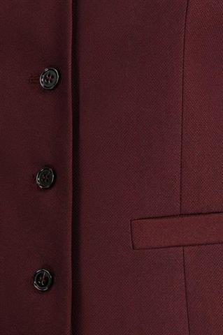 Bordowa kamizelka damska 87620 - 653251